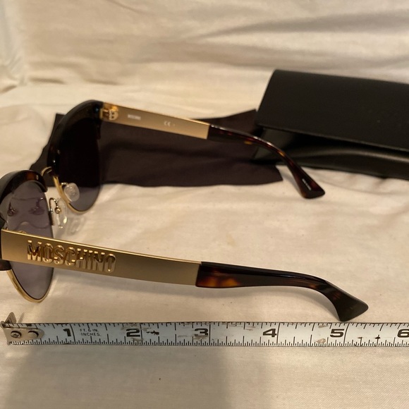Moschino sunglasses black / gold/ Tortoiseshell - Picture 13 of 14